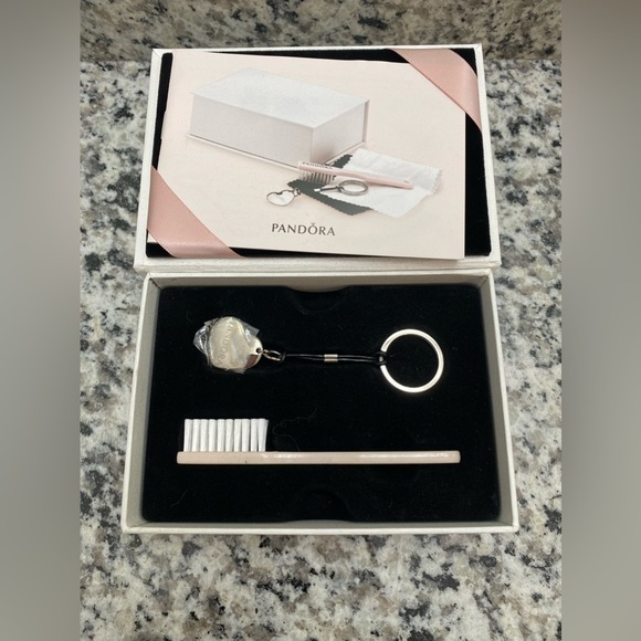 New (2) Pandora 14k Yellow Gold Heart Clip Charm - 750243 (set of 2) plus GIFT - Picture 6 of 7